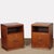 Vintage French Wooden Bedside Tables, 1930s, Set of 2, in Good conditions. Designed 1920 to 1949