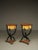 Italian Burl and Birch Wood Side Tables, 1950s, Set of 2 For Sale - Image 6 of 18