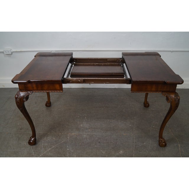 Henredon Mahogany Ball & Claw Foot Dining Table Chairish