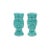 Ceramic Griffin & Mata Turquoise of Calamosche from Crita Ceramiche, Set of 2 For Sale - Image 7 of 7
