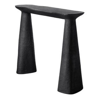 TOKI Sculptural Console Table in Textured Finish by Donatas Žukauskas For Sale