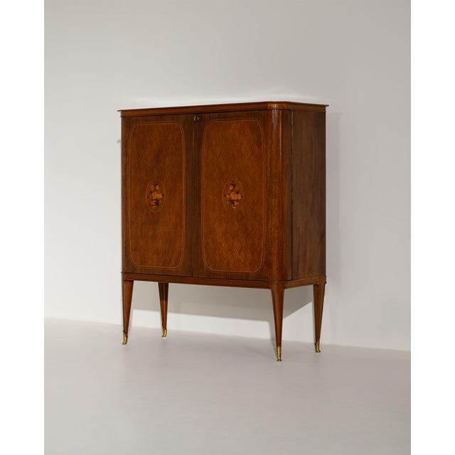Italian Bar Cabinet, 1950s For Sale - Image 6 of 18