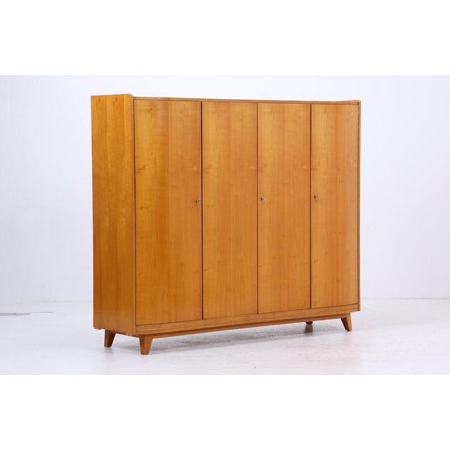 Mid-Century Wardrobe with Clothes Rail and Shelves, 1960s For Sale - Image 17 of 18