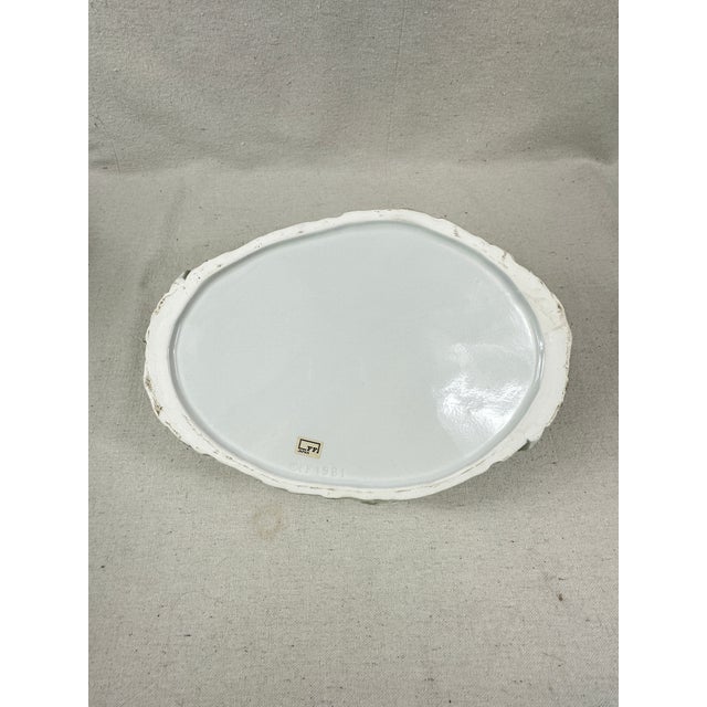 1980s Sculpted Swans Centerpiece Bowl For Sale - Image 5 of 8