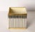 Mid-Century Italian Cubic Brass and Chromed Metal Newspaper Rack, 1970s For Sale - Image 10 of 18