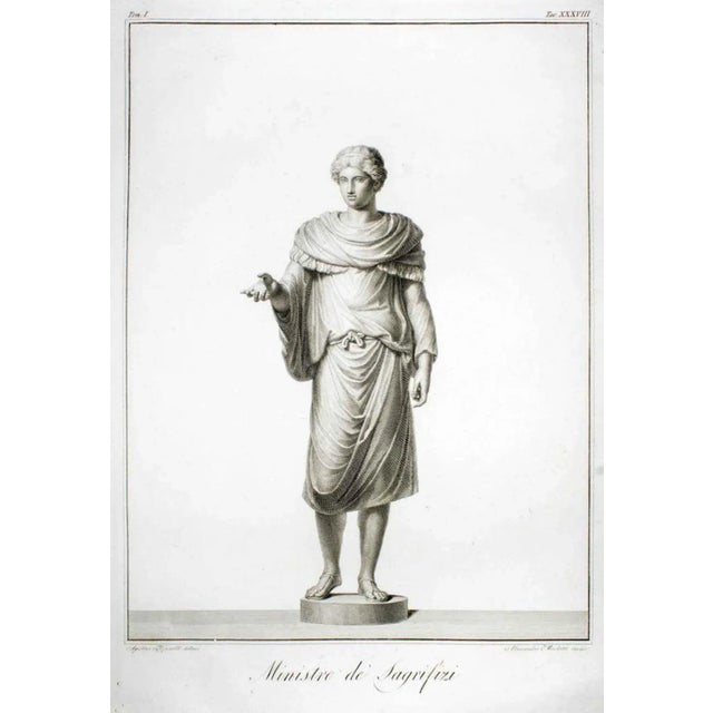 Minister of Sacrifices (Original Title: "Minister of 'sacrifices') is an original etching Realized in 1794. Image Size: 48...