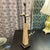 Traditional Travertine and Bronze Finish Obelisk Shape Table Lamp For Sale - Image 3 of 11