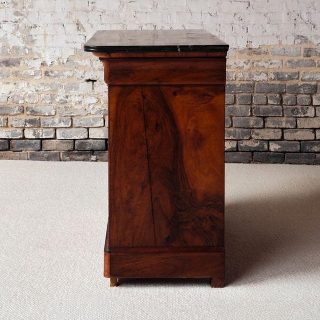 19th Century French Louis Phillipe Walnut Commode For Sale - Image 4 of 9