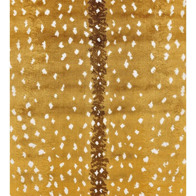 Sample - The House of Scalamandré Antelope Fabric, Tawny For Sale