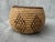 Woven Vintage Geometric Coil Basket For Sale - Image 15 of 15