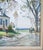 Textile Mid-Century American Impressionist Painting of Rockford Mass by Paul Strisik n.A. For Sale - Image 7 of 14