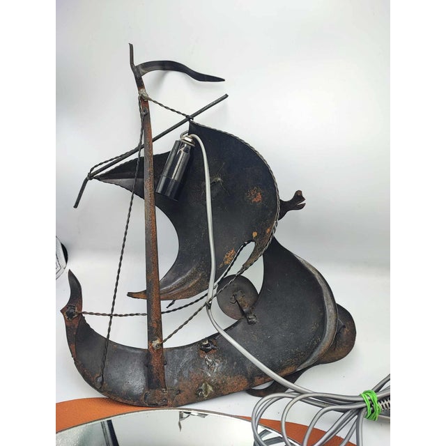 Vintage Griffin Wall Lamp Ship, 1970s For Sale - Image 4 of 8