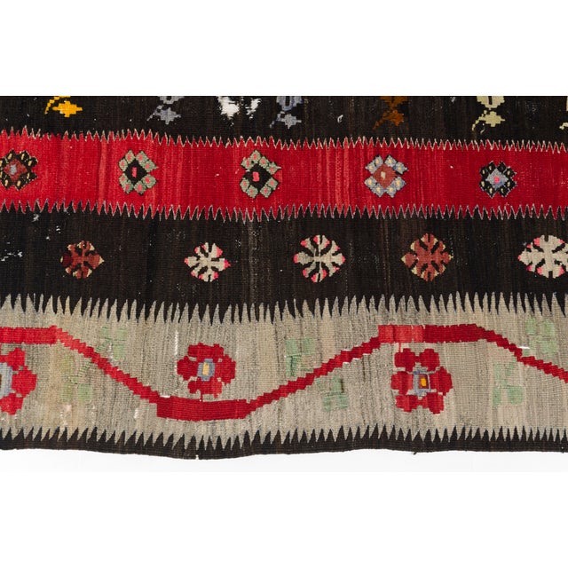 Oversize Vintage Anatolian Kilim Rug For Sale - Image 6 of 10
