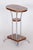 Art Deco Pedestal in Walnut & Chrome, France, 1930s For Sale - Image 3 of 11