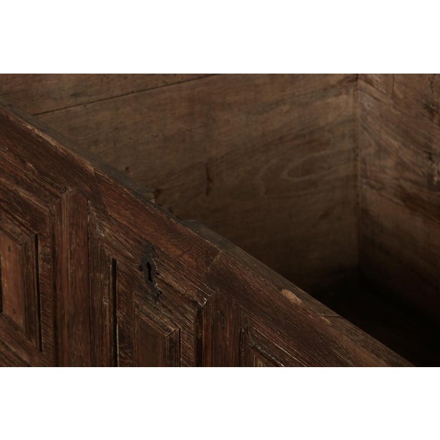 Antique Small Baroque Chest in Oak, 1750 For Sale - Image 16 of 18