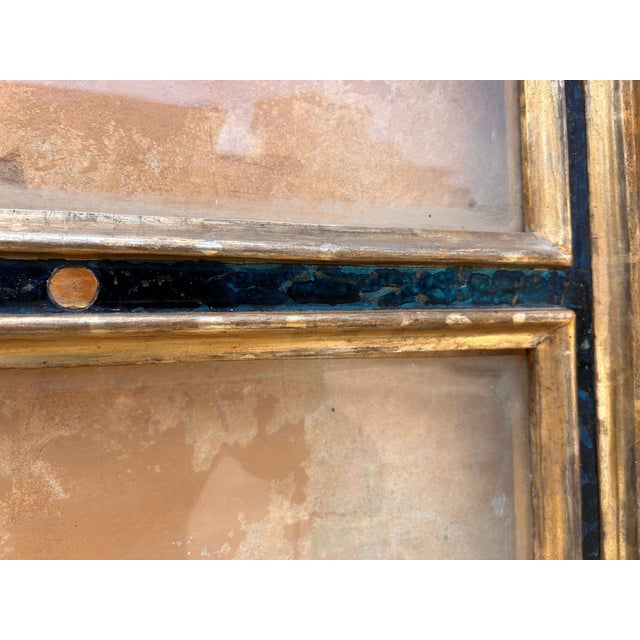 Aedicule Shrine with Carved and Gilded Frames and Lapis Lazuli Lacquer, Central Italy, Mid-17th Century For Sale - Image 4 of 10