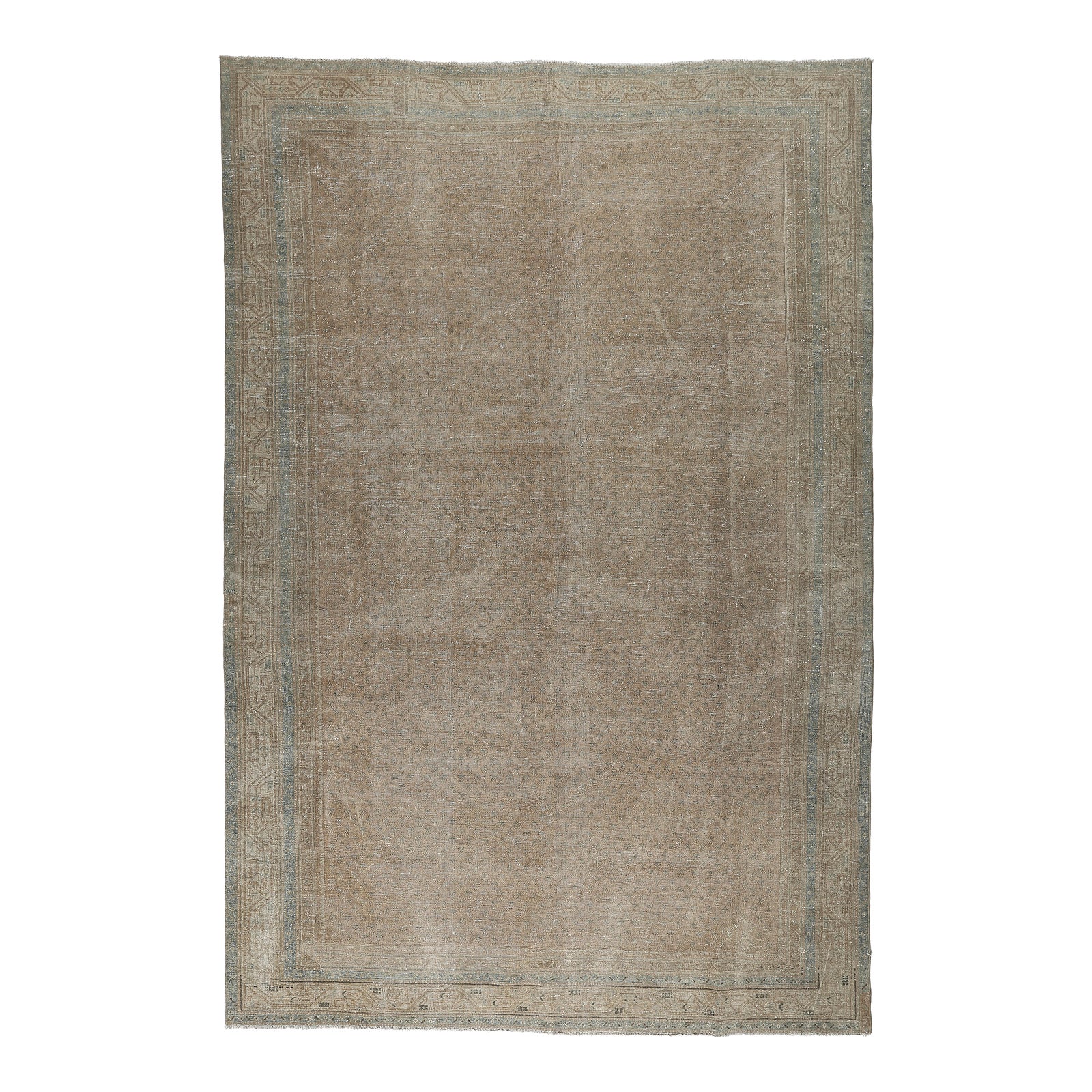 Antique Persian Tribal Rug With Soft Earth-Tone Patina - 7' 2'' X 11' 2 ...