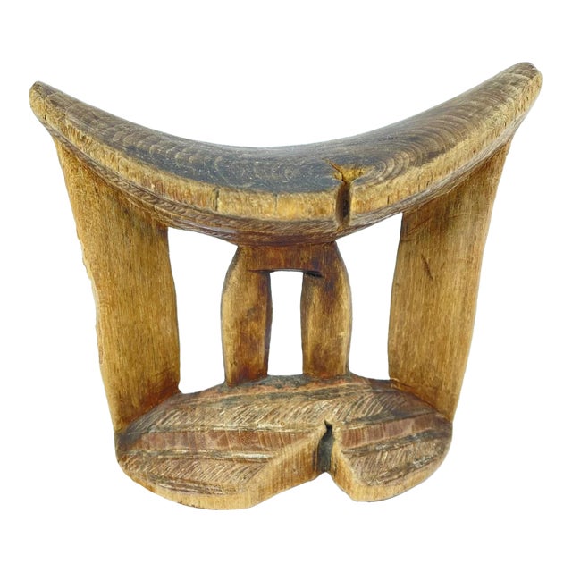 Early 20th Century Wood Headrest Ethiopia MATTER COLLECTION For Sale