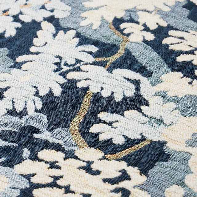 Schumacher Sample - Schumacher Verdure Tapestry Fabric, Blue For Sale - Image 4 of 6