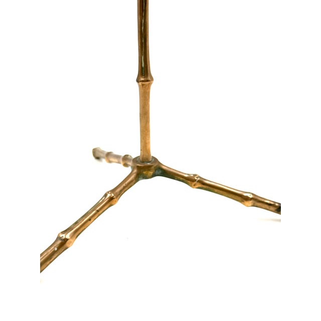 Maison Jansen 1970s Hollywood Regency Bamboo Shaped Table Lamp, Maison Jansen For Sale - Image 4 of 10