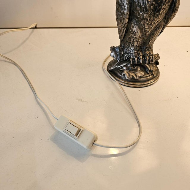 Brown Owl Table Lamps attributed to Loevsky & Loevsky, 1965, Set of 2 For Sale - Image 8 of 9