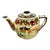 Vintage Majolica Teapot With Asian Designs For Sale