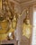 1970 French Artisan Louis XVI Gold Bronze Chandelier For Sale - Image 16 of 18