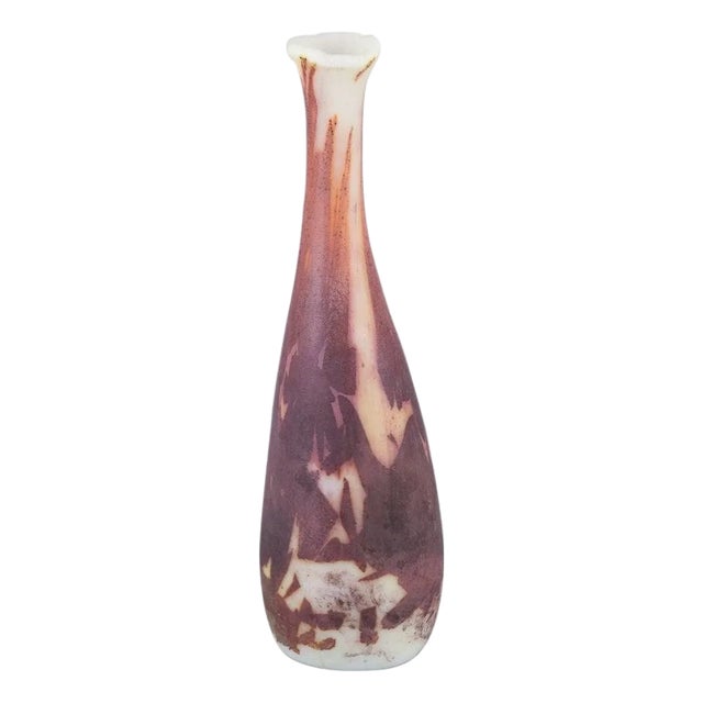 Tall Narrow-Necked Murano Glass Vase from Cenedese, 1960s For Sale
