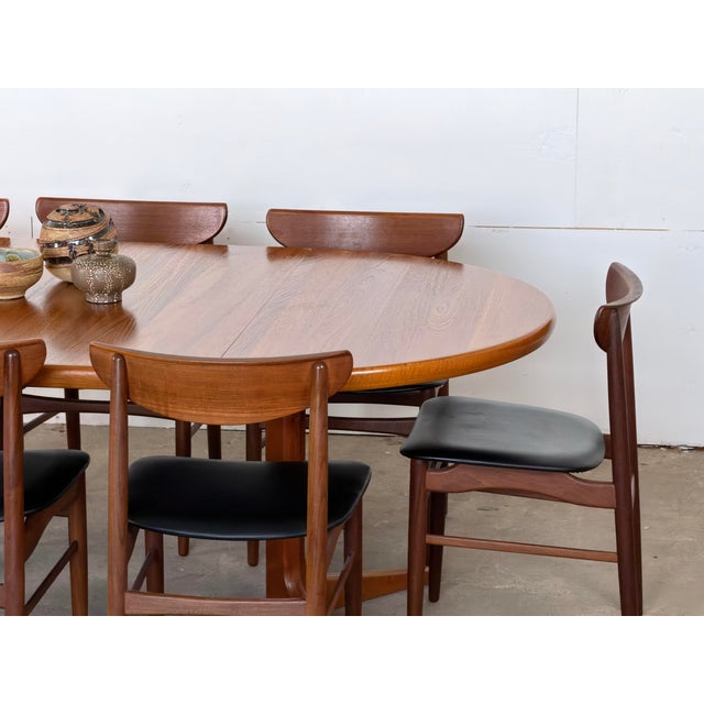 Danish Teak Dining Chairs from Harry Østergaard, 1960s, Set of 8 For Sale - Image 10 of 11