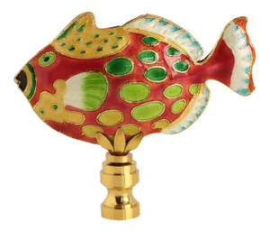 Spotted Reef Fish Lamp Finial