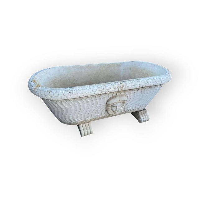 20th Century Italian Marble Bathtub, 1950s For Sale - Image 14 of 16