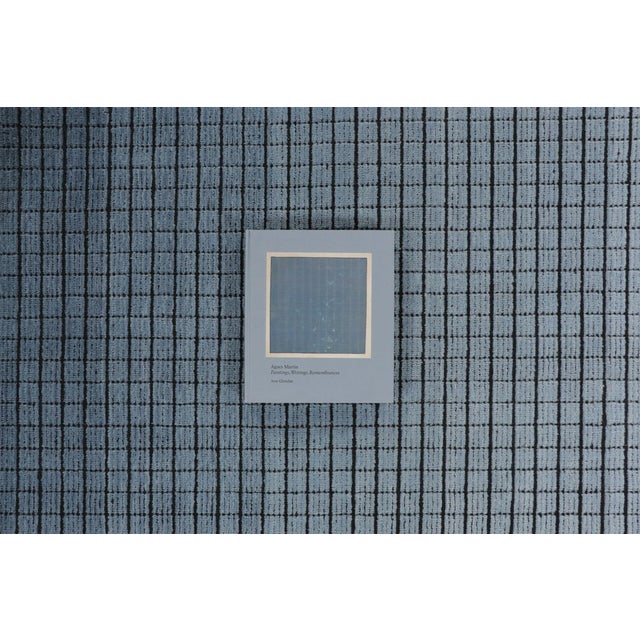 Rug & Kilim’s Contemporary Textural Rug in Gradational Blue For Sale - Image 9 of 9