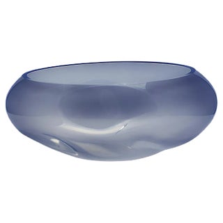 Supernova I XL Steel Blue Bowl by Simone Lueling for ELOA For Sale