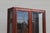 Vintage Asian-Inspired Rosewood Display Cabinet / Curio With Glass Doors and Brass Hardware For Sale - Image 4 of 18