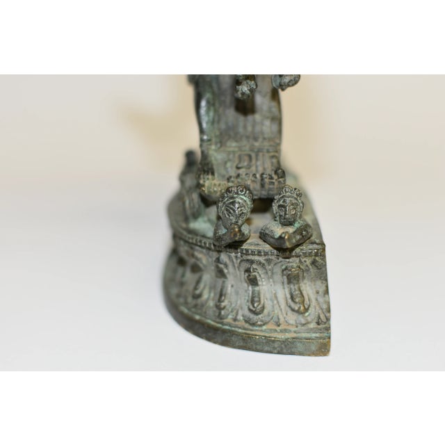 Asian Antique 19th Century Tibetan Couple Statue Vajrasattva For Sale - Image 3 of 13