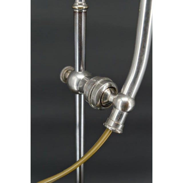 Workshop Lamp in Aluminum and Nickel, 1890s For Sale - Image 6 of 14