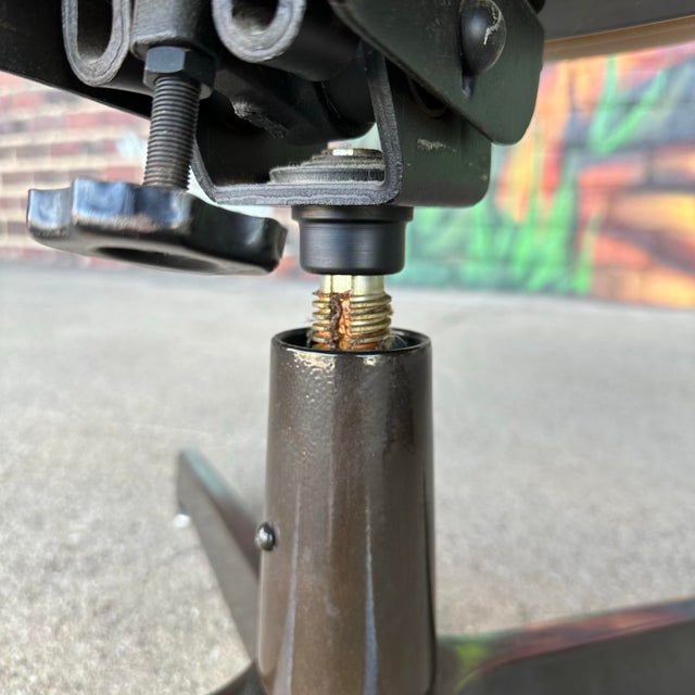 Pair of Tan Leather Office Chairs by Alfred Kill For Sale - Image 10 of 12