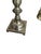Metal Vintage Brass Candlestick Holders- Set of 8 For Sale - Image 7 of 8