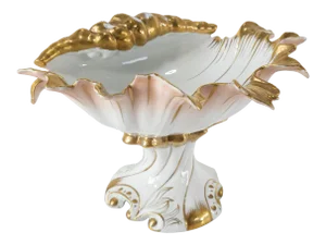 Italian Crustacean Shell Shaped Tazza Dish