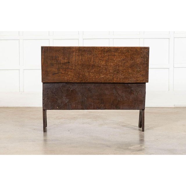 17th Century English Oak Coffer, 1690 For Sale - Image 13 of 15