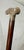 Victorian Antique 19th Century Victorian Chased Yellow Gold Filled Wood Walking Stick Cane For Sale - Image 3 of 13