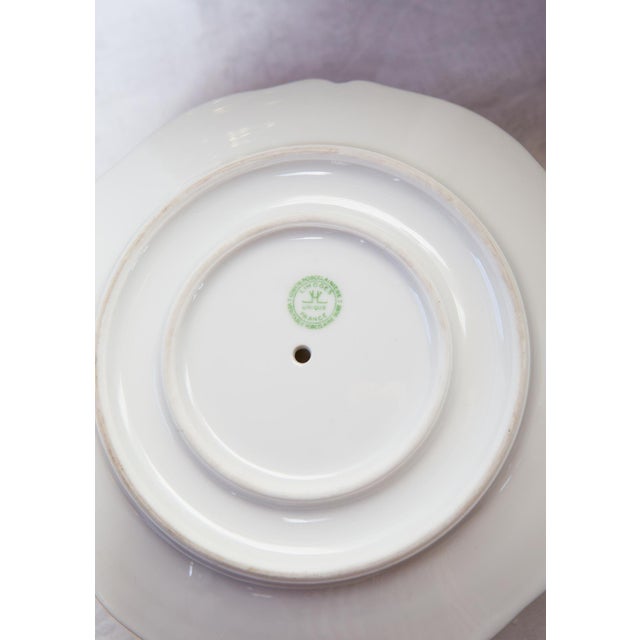 French Dinnerware with Gold Trim from Limoges Porcelain, 1950s, Set of 53 For Sale - Image 15 of 16