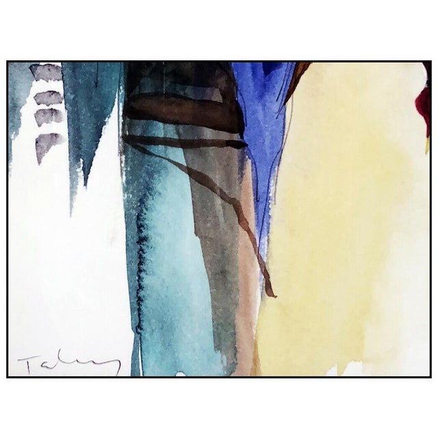 Post Impressionist Late 20th Century Pair in the Cafe, Itzchak Tarkay For Sale - Image 3 of 4