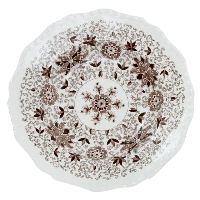 1940s English Mason's Bow Bells Soup Bowl For Sale