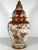 Satsuma 19th Century Meiji Kutani Satsuma Lidded Vase: Hand-Painted Cranes & Scholars For Sale - Image 4 of 10
