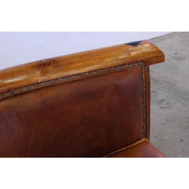 Vintage Leather Club Chairs, 1920s, Set of 2 For Sale - Image 12 of 15