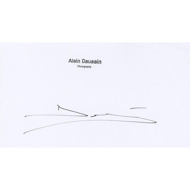 Alain daussin signed by the artist on the back and certificate format 40x50 cm baryta paper numbered /30 ex this piece is...