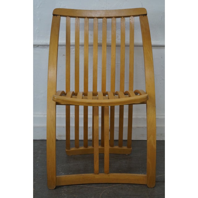 Thomas Lamb Bent Wood Steamer Chairs Set of 4 Chairish