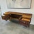 1970s Romweber Burl Elm Wood and Gold Trim Executive Desk and Credenza Set For Sale - Image 14 of 18