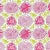 Sample - Schumacher Katsugi Fabric in Fuchsia & Chartreuse For Sale